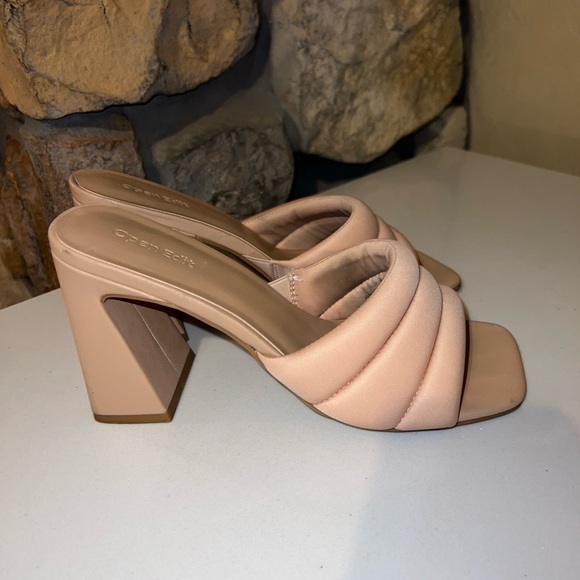 OPEN EDIT Sheena Sandal In Beige size 8.5 - Picture 3 of 8
